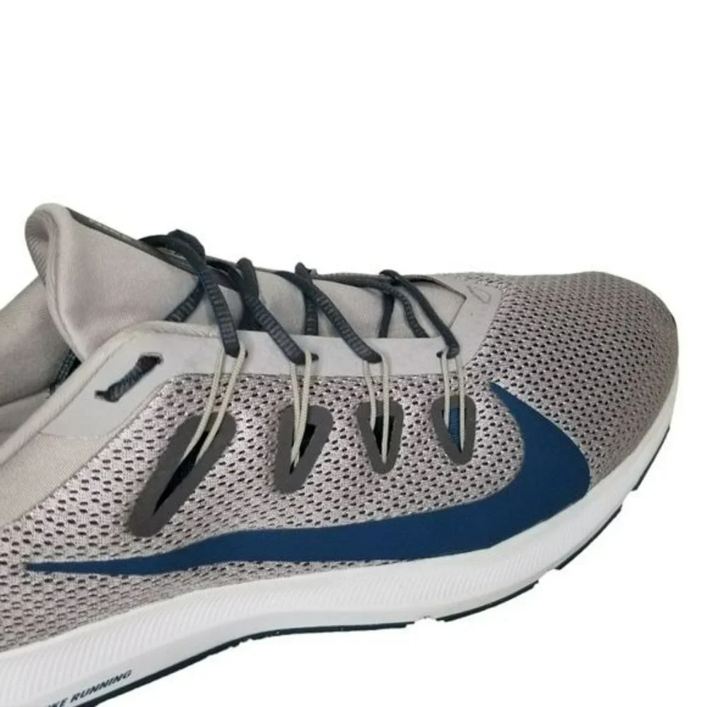Nike Quest Gray Blue Running Shoes Men's Size 14 - Picture 10 of 12